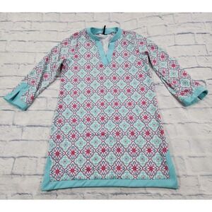 Aqua Et Sol WOMENS SIZE S Multicolor Stretch Swimsuit Coverup Dress